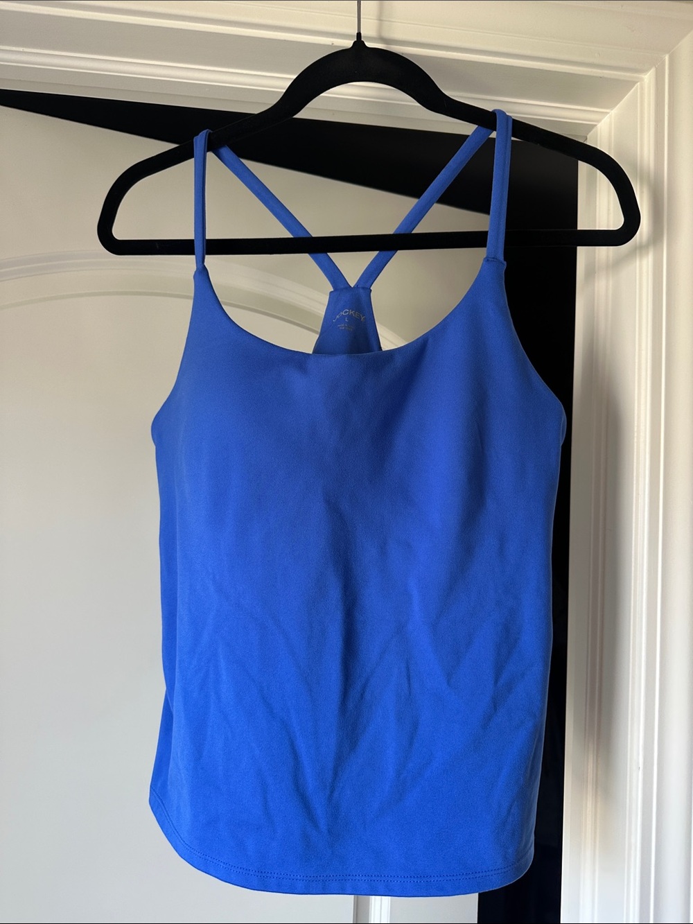 Jockey EverActive Racerback Tank Top with Built-In Bra - size L